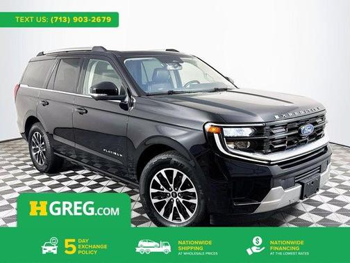Agate Black Metallic 2025 Ford Expedition Platinum