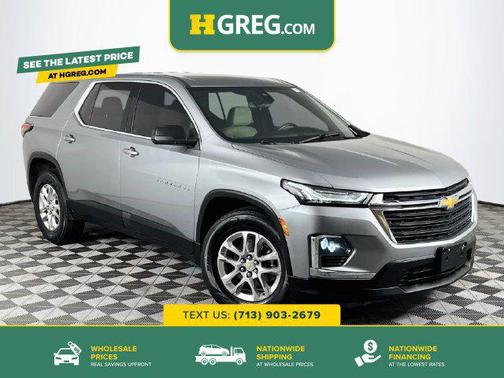 Sterling Gray Metallic 2023 Chevrolet Traverse LS
