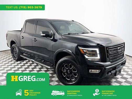 Black 2021 Nissan Titan Platinum Reserve