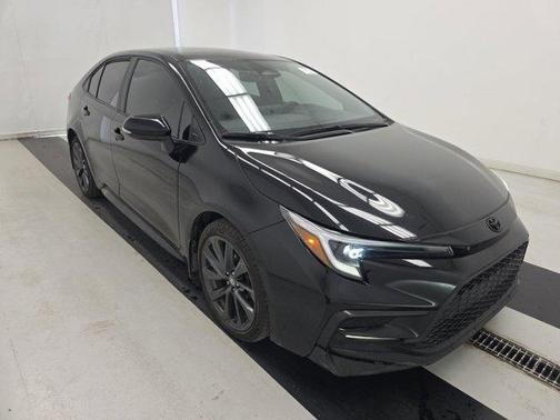 Midnight Black Metallic 2025 Toyota Corolla SE