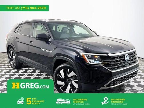 Deep Black Pearl Effect 2026 Volkswagen Atlas Cross Sport 2.0T SE w/Technology