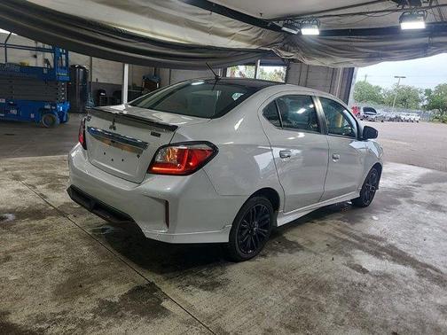 White Diamond 2024 Mitsubishi Mirage G4 Black Edition