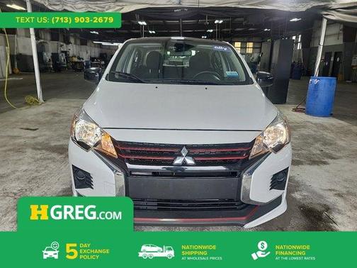White Diamond 2024 Mitsubishi Mirage G4 Black Edition