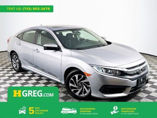 Lunar Silver Metallic 2018 Honda Civic EX