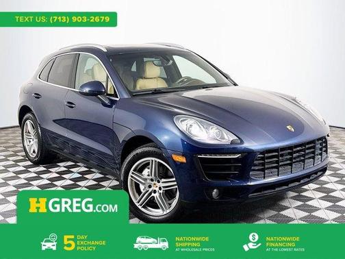 Sapphire Blue Metallic 2016 Porsche Macan S