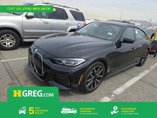 Black Sapphire Metallic 2023 BMW i4 Gran Coupe eDrive40