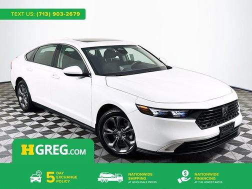 Platinum White Pearl 2024 Honda Accord EX