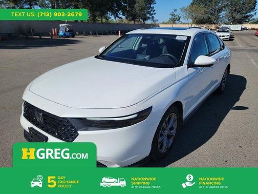 Platinum White Pearl 2024 Honda Accord EX