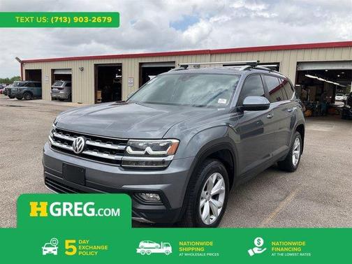 Platinum Gray Metallic 2018 Volkswagen Atlas 3.6L SE w/Technology SUV
