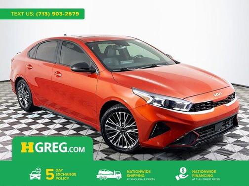 Fire Orange 2022 Kia Forte GT-Line
