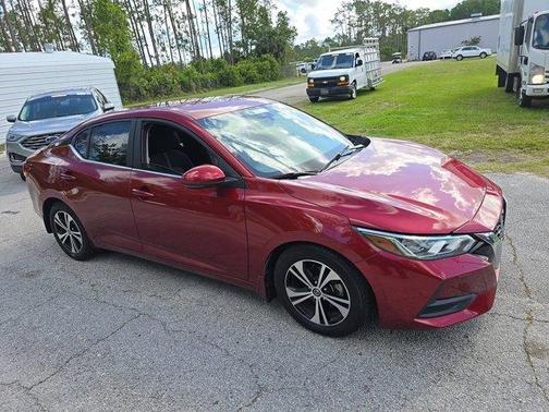Scarlet Ember 2020 Nissan Sentra SV