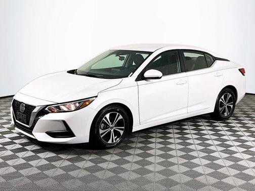 Aspen White 2020 Nissan Sentra SV