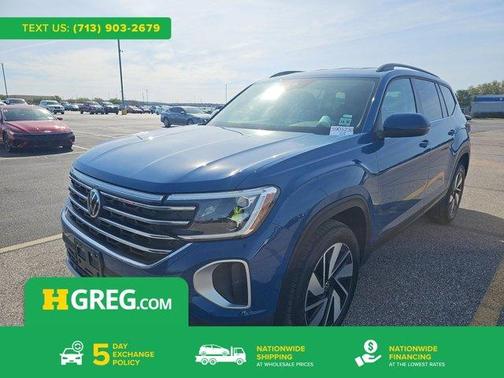 Mountain  Lake Blue Metallic 2026 Volkswagen Atlas 2.0T SE W/TECHNOLOGY