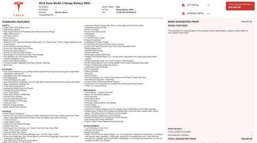 2018 Tesla Model 3 Long Range