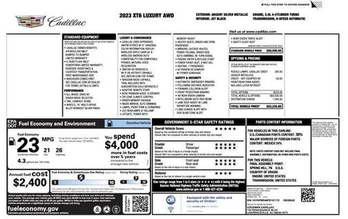 2023 Cadillac XT6 Luxury AWD