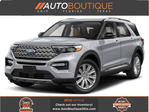 Star White Metallic Tri-Coat 2021 Ford Explorer Limited