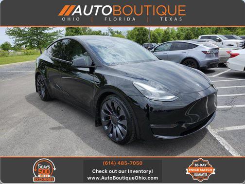 Solid Black 2023 Tesla Model Y Performance Dual Motor All-Wheel Drive