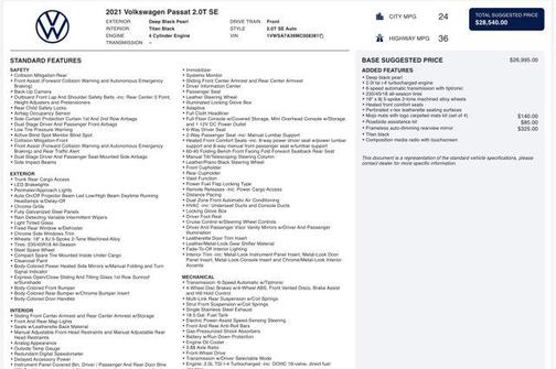 2021 Volkswagen Passat 2.0T SE