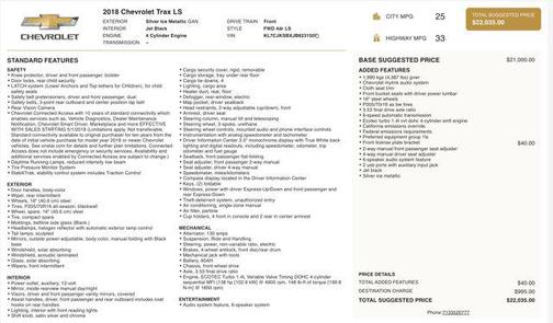 2018 Chevrolet Trax LS