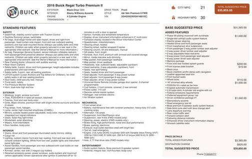 2016 Buick Regal Turbo Premium II