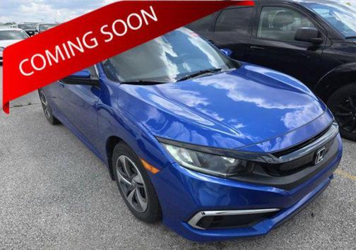 Cosmic Blue Metallic 2020 Honda Civic LX