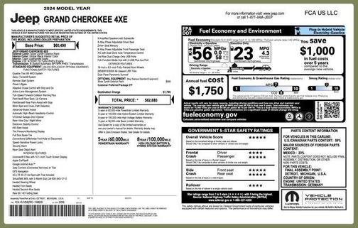2024 Jeep Grand Cherokee 4xe Base