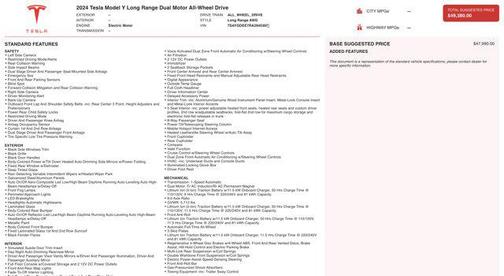 2024 Tesla Model Y Long Range Dual Motor All-Wheel Drive