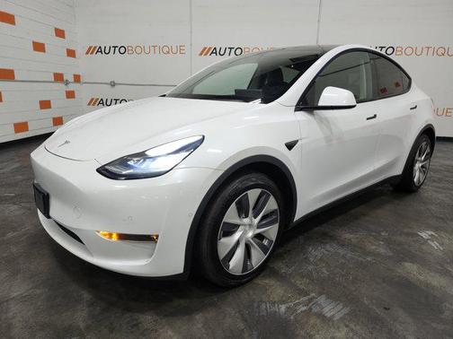 Pearl White Multi-Coat 2021 Tesla Model Y Long Range Dual Motor All-Wheel Drive