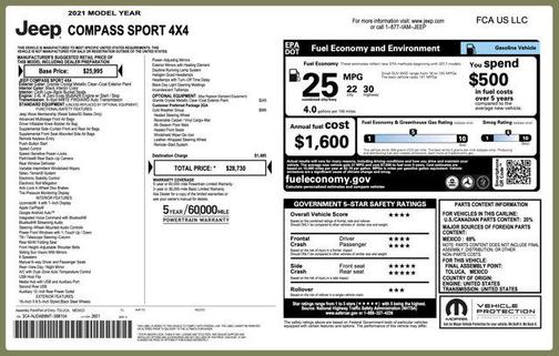 2021 Jeep Compass Sport