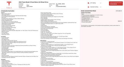 2022 Tesla Model S Dual Motor All-Wheel Drive