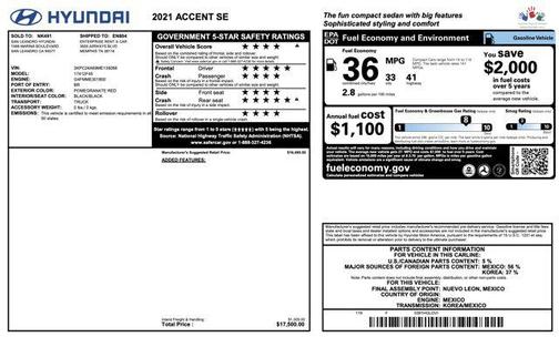2021 Hyundai Accent SE