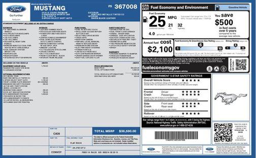 2015 Ford Mustang EcoBoost Premium