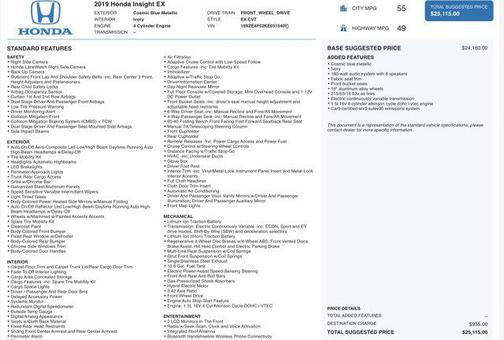 2019 Honda Insight EX