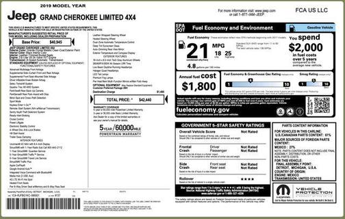 2019 Jeep Grand Cherokee Limited