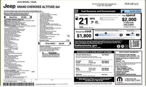 2019 Jeep Grand Cherokee Altitude
