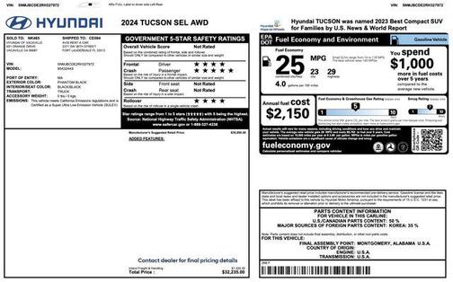 2024 Hyundai TUCSON SEL