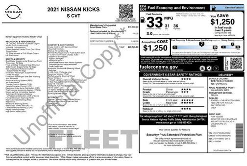 2021 Nissan Kicks S