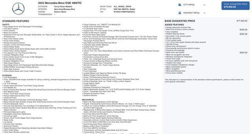 Cirrus Silver Metallic 2023 Mercedes-Benz EQE 350 4MATIC+