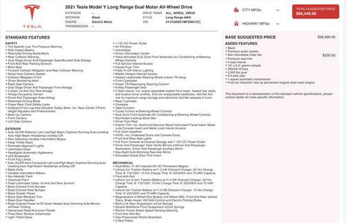 2021 Tesla Model Y Long Range Dual Motor All-Wheel Drive