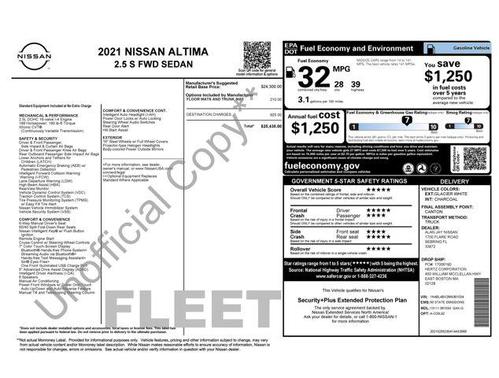 2021 Nissan Altima S FWD