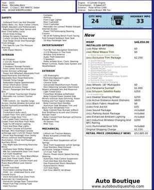 Polar White 2023 Mercedes-Benz C-Class C 300 4MATIC