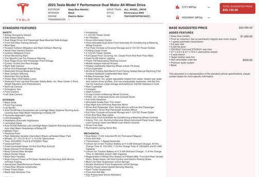 2023 Tesla Model Y Performance Dual Motor All-Wheel Drive