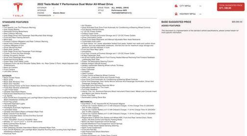 2022 Tesla Model Y Performance Dual Motor All-Wheel Drive