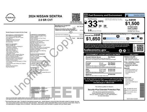 2024 Nissan Sentra SR