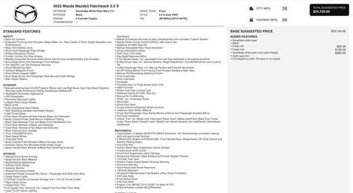 2022 Mazda Mazda3 FWD