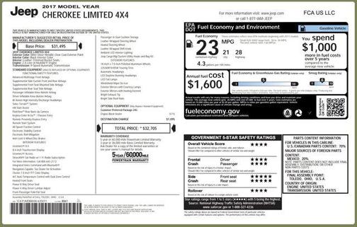 2017 Jeep Cherokee Limited