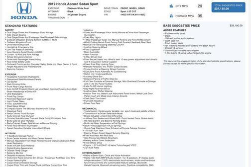 2019 Honda Accord Sport