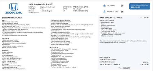 2008 Honda Civic LX