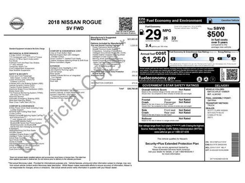 2018 Nissan Rogue SV