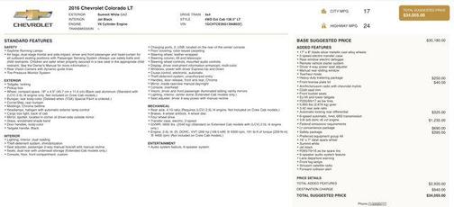 2016 Chevrolet Colorado LT